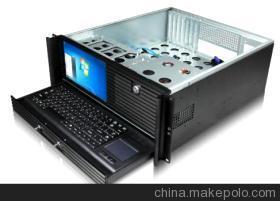 8.9寸带触摸键盘工业机箱 高性能工控电脑的紧凑之选